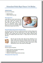 Stimulasi Bayi Umur 3 - 6 Bulan